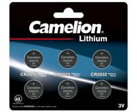 Camelion cr lithium button cell set (3x2 pieces)