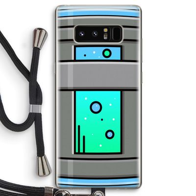 Chug Bottle: Samsung Galaxy Note 8 Transparant Hoesje met koord