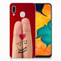 Samsung Galaxy A30 Silicone Back Cover Liefde - Origineel Romantisch Cadeau