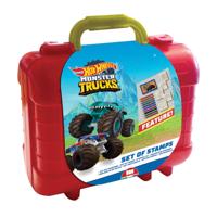 Multiprint Hot wheels reis stempel- en kleurkoffer