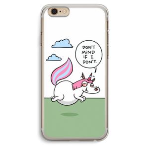 Unicorn: iPhone 6 Plus / 6S Plus Transparant Hoesje