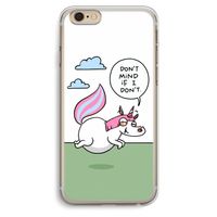 Unicorn: iPhone 6 Plus / 6S Plus Transparant Hoesje