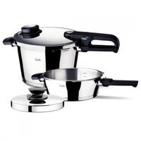 Fissler Vitavit Premium snelkookpanset -2 delig 6 L snelkookpan met snelbraadpan - thumbnail