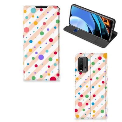 Xiaomi Poco M3 | Redmi 9T | Hoesje met Magneet | Dots
