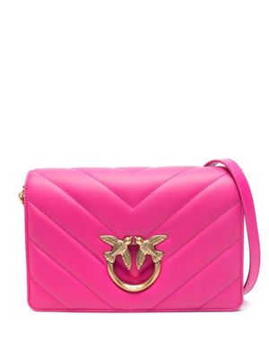 PINKO sac porté épaule Love Click matelassé - Rose