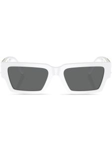 Versace Eyewear Medusa rectangle-frame sunglasses - Blanc