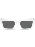 Versace Eyewear lunettes de soleil à monture rectangulaire - Blanc - thumbnail