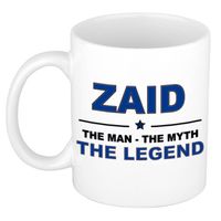 Naam cadeau mok/ beker Zaid The man, The myth the legend 300 ml - Naam mokken - thumbnail