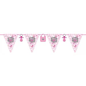 Babyshower slingers geboorte meisje 6 meter