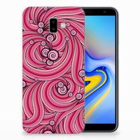 Samsung Galaxy J6 Plus (2018) Hoesje maken Swirl Pink