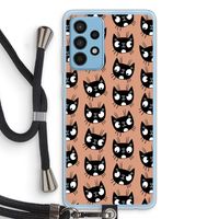 Kat: Samsung Galaxy A52 Transparant Hoesje met koord