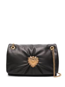 Dolce & Gabbana sac porté épaule Devotion médium - Noir