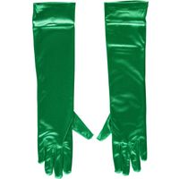Gala handschoen 40 cm van Satijn - thumbnail