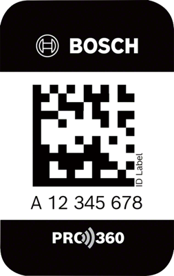 Bosch Accessoires PRO360 ID Label PRO360 ID Label S (PRO360 ID Label klein 50 stuks 13 x 23 mm) - 1600A02C1K