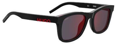 Hugo Boss zonnebril HG 1068/S heren 57 mm zwart/rood Hugo Boss zonnebril HG 1068/S heren 57 mm zwart/rood