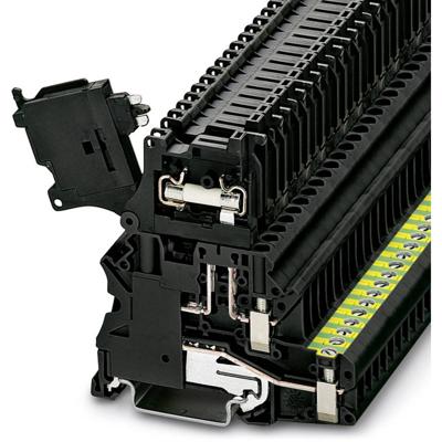 Phoenix Contact 3070079 Zekering-serieklem 6.2 mm Schroeven Zwart 50 stuk(s)