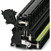 Phoenix Contact 3070079 Zekering-serieklem 6.2 mm Schroeven Zwart 50 stuk(s)