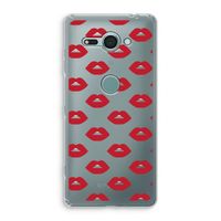 Lips: Sony Xperia XZ2 Compact Transparant Hoesje Lips: Sony Xperia XZ2 Compact Transparant Hoesje