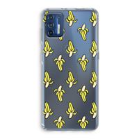 Bananas: Motorola Moto G9 Plus Transparant Hoesje - thumbnail