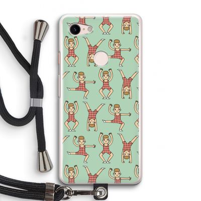 Gymboys: Pixel 3 Transparant Hoesje met koord