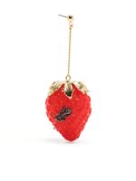 E.M. Strawberry post-back earrings - Rouge