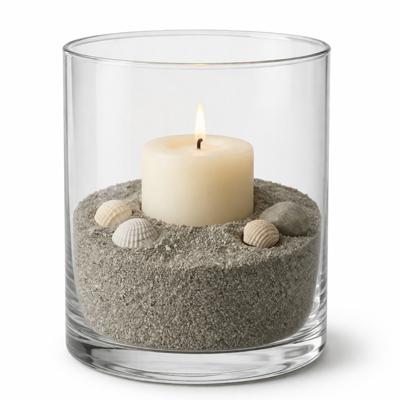 Rayher decoratie zand - 650ml - lichtgrijs - hobby zandkorrels - sierzand