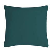 Stof Textile sierkussen Nelson - petrol - 40 x 40 cm - bank kussens - polyester