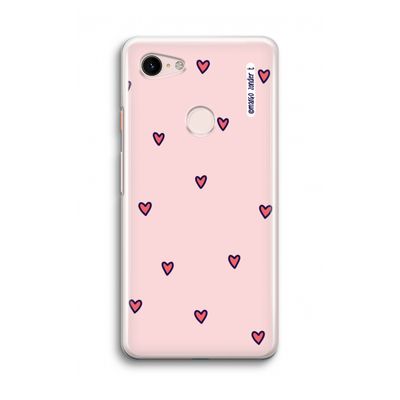 Hartjes: Google Pixel 3 Transparant Hoesje