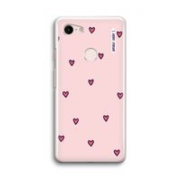 Hartjes: Google Pixel 3 Transparant Hoesje