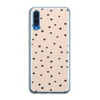 Kleine kattenkopjes: Samsung Galaxy A50 Transparant Hoesje Kleine kattenkopjes: Samsung Galaxy A50 Transparant Hoesje