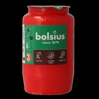 Bolsius Herdenkingslicht nr 3 rood 1 Stuks