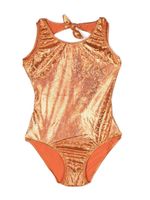 Andorine maillot de bain à imprimé métallisé - Orange - thumbnail