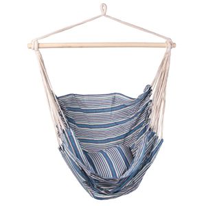 'Rustic' Single Hangstoel - 120 kg - Blauw - 123 Hammock