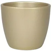 Floran bloempot boule 12x9,8 cm parelgoud