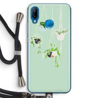 Hang In There: Huawei P20 Lite Transparant Hoesje met koord