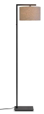 Vloerlamp Boston - Zwart/Taupe - 30x32x160cm