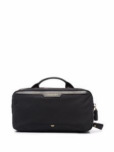 Anya Hindmarch pochette à double zips - Noir