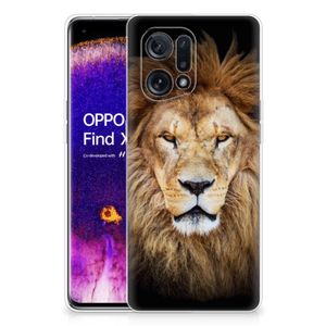 OPPO Find X5 TPU Hoesje Leeuw