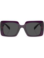 Versace Eyewear lunettes de soleil à monture carrée - Violet - thumbnail