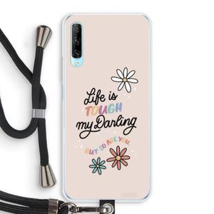 Tough Life: Huawei P Smart Pro Transparant Hoesje met koord