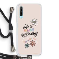 Tough Life: Huawei P Smart Pro Transparant Hoesje met koord