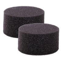 Zwart schmink / make up sponsje - 2x - rond - zacht - grimeren Zwart schmink / make up sponsje - 2x - rond - zacht - grimeren