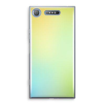 Minty mist pastel: Sony Xperia XZ1 Transparant Hoesje