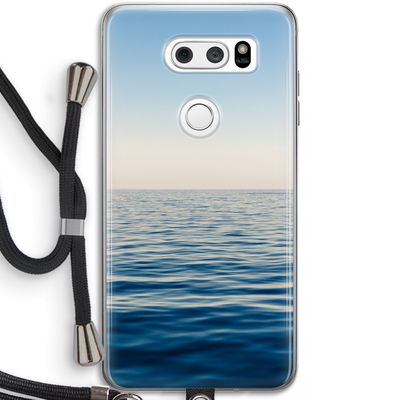 Water horizon: LG V30 Transparant Hoesje met koord