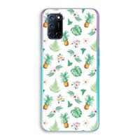 Ananas bladeren: Oppo A52 Transparant Hoesje