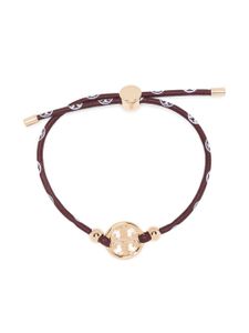 Tory Burch bracelet Miller Slider en cuir - Marron