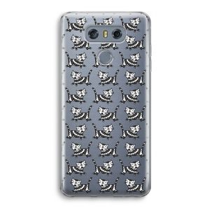 Zwarte poes: LG G6 Transparant Hoesje