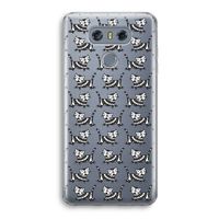 Zwarte poes: LG G6 Transparant Hoesje Zwarte poes: LG G6 Transparant Hoesje
