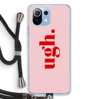 Ugh: Xiaomi Mi 11 Lite Transparant Hoesje met koord