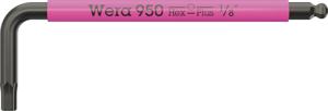 Wera 950 SPKS Stiftsleutel Multicolour, Imperial, BlackLaser, 1/8" x 63 mm - 05022653001